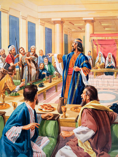 386x512 The Parable Of The Wedding Feast - The Wedding Feast Painting