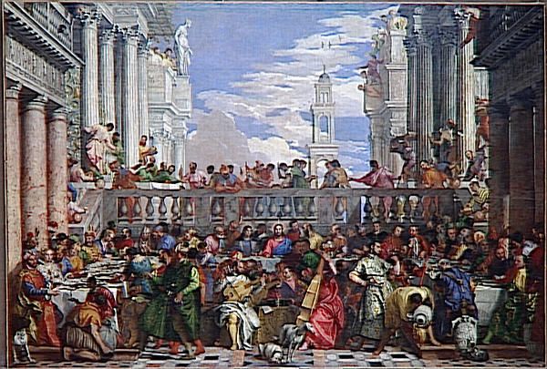 600x405 The Wedding - The Wedding Feast Painting