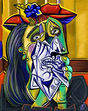 284x355 The Weeping Woman Pablo Picasso - The Weeping Woman Painting