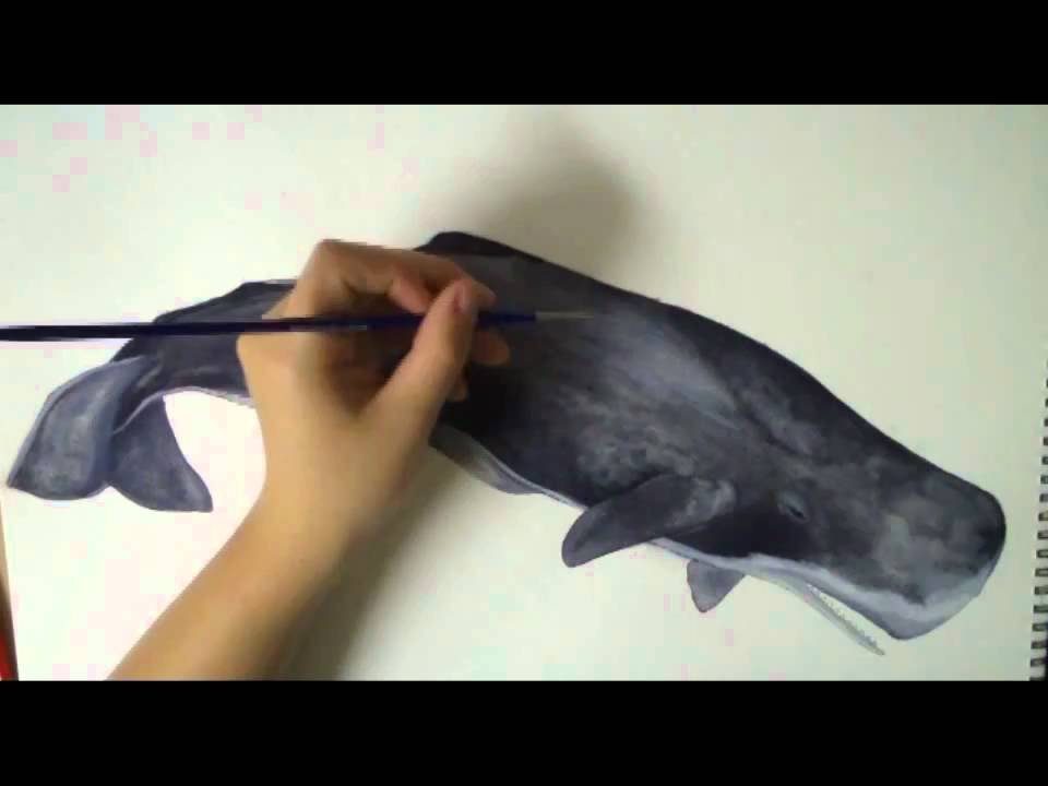 960x720 Whale Painting - The Whale Painting