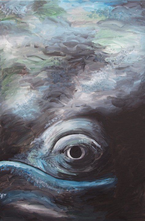 473x718 How To Paint A Whale Eye - The Whale Painting