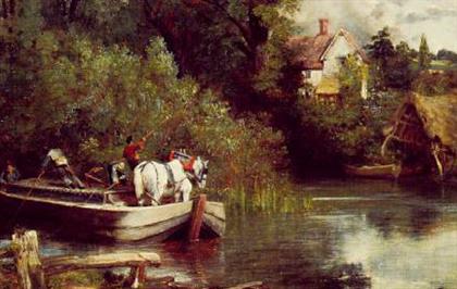 420x266 John Constable - The White Horse Painting