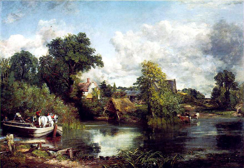 800x549 The White Horse John Constable - The White Horse Painting