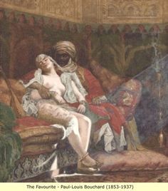 236x268 Ernest Normand (French Painter , 1857 1923) White Slave - The White Slave Painting