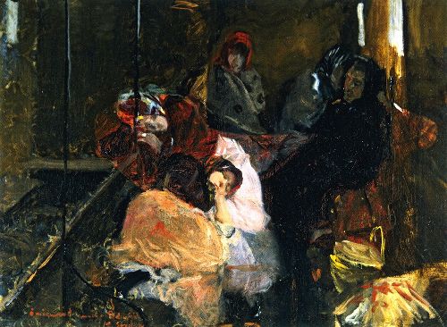 500x366 White Slave Trade Painting Joaquin Sorolla Y Bastida Oil Paintings - The White Slave Painting