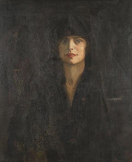 423x520 Crawford Art Gallery, Cork City, Ireland. 1900 1925 Painting - The Widow Painting