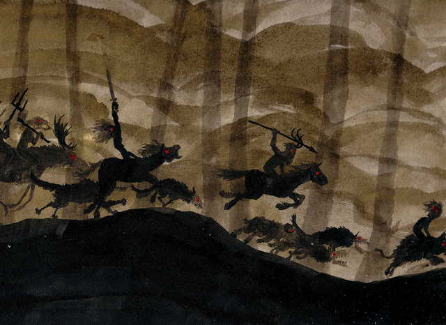 640x466 The Wild Hunt Eric Aaronson And The Dubious Reasons Obsidian - The Wild Hunt Painting