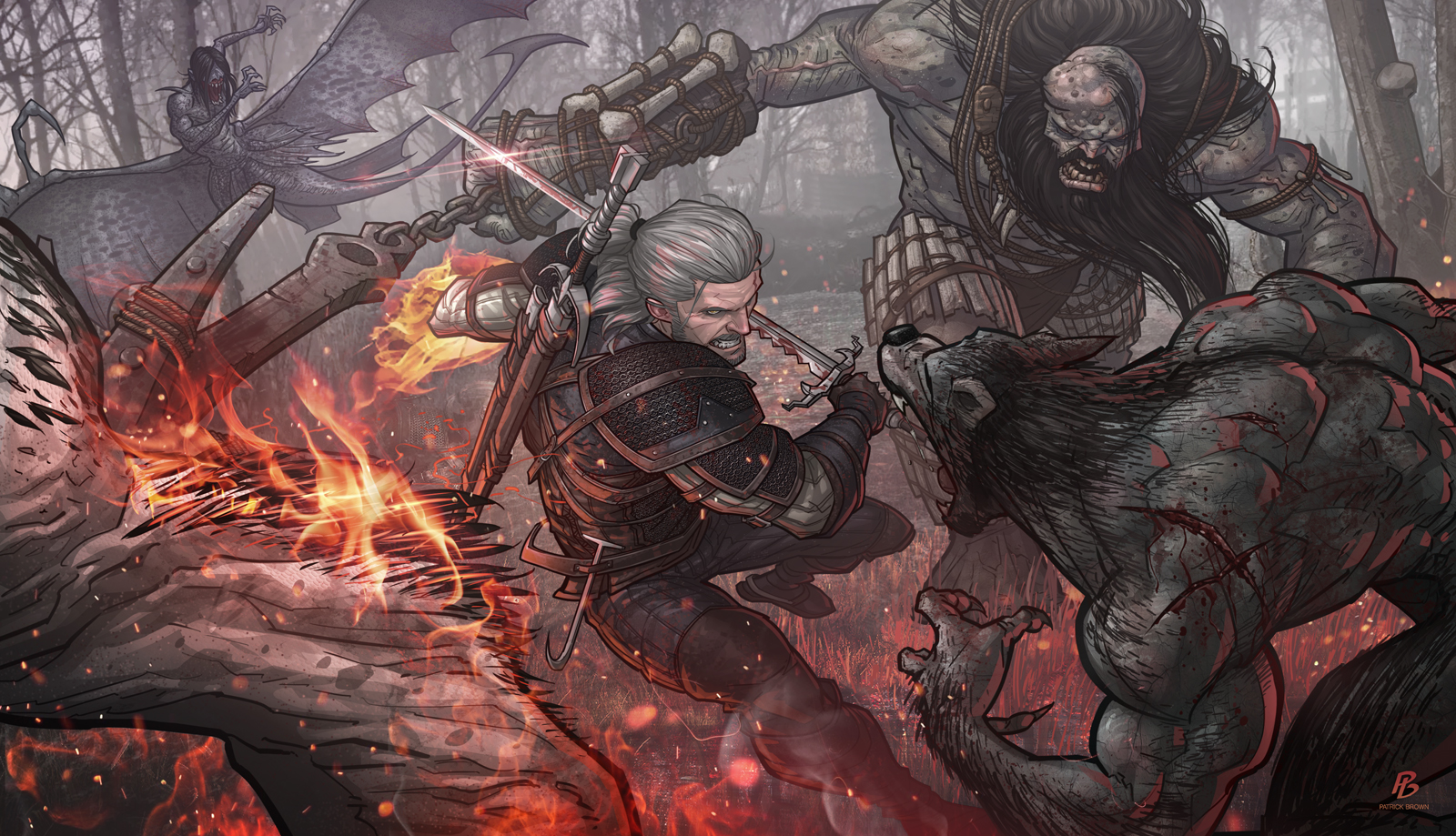 1600x919 The Witcher 3 Wild Hunt - The Witcher 3 Painting