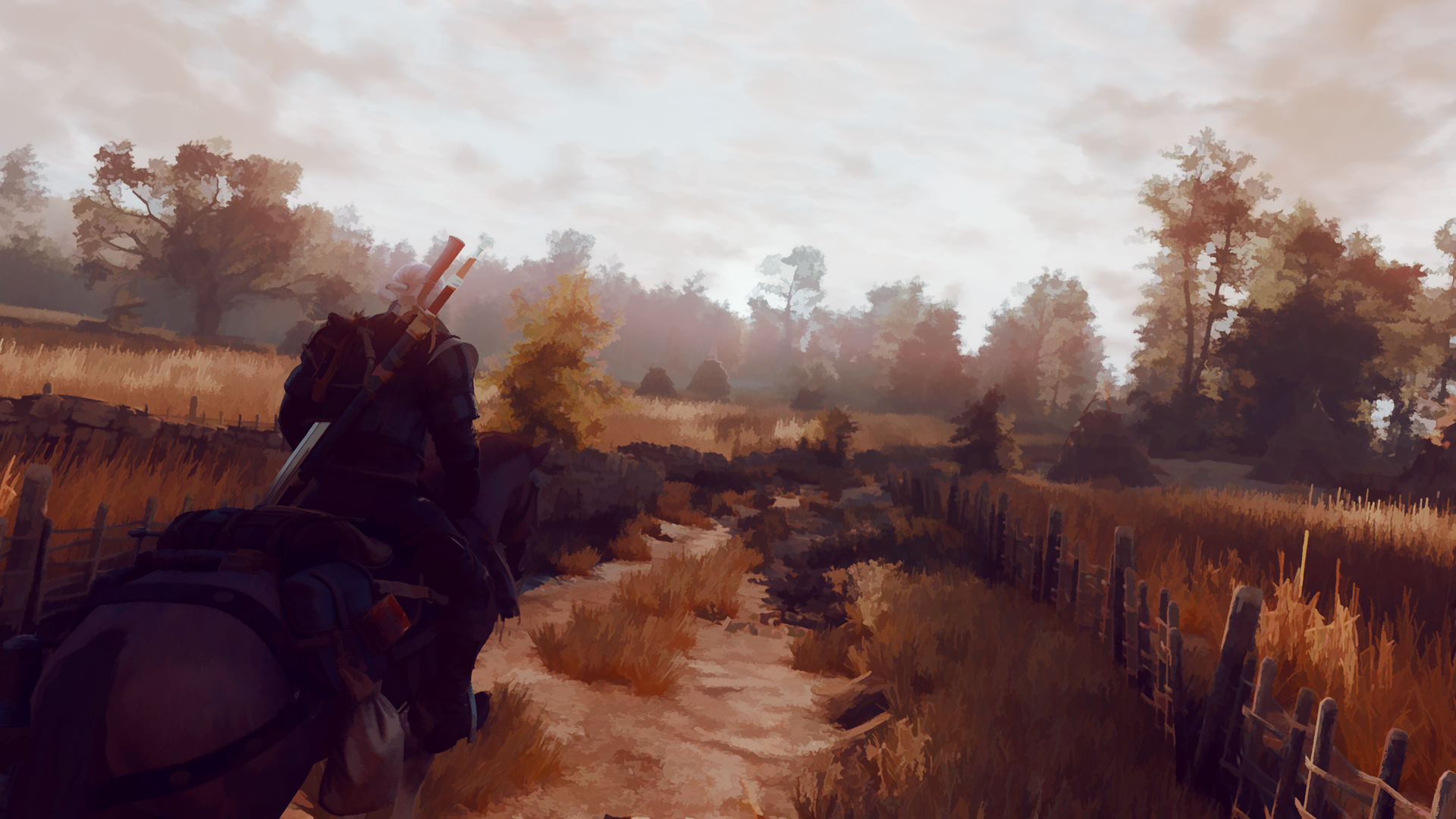 1920x1080 The Witcher Iii - The Witcher 3 Painting