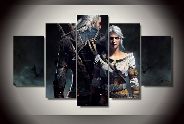 640x430 High Quality Rushed Wall Art Pictures Unframed The Witcher Geralt - The Witcher 3 Painting Question