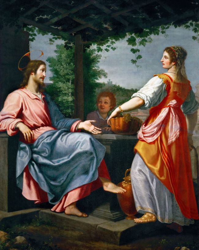 650x816 Christ And The Samaritan Woman - The Woman At The Well Painting