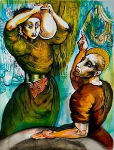 236x310 The Samaritan Woman - The Woman At The Well Painting