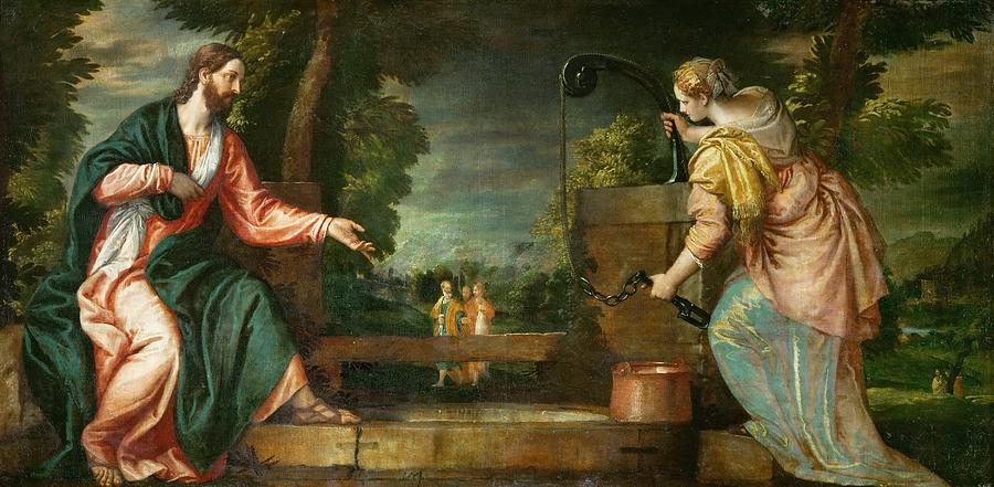 900x441 Christ And The Samaritan Woman At The Well Painting By Paolo Veronese - The Woman At The Well Painting