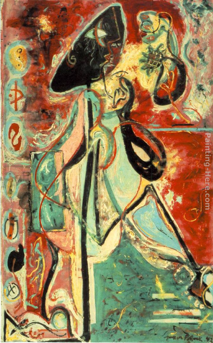 720x1162 Jackson Pollock The Moon Woman Painting Anysize 50% Off - The Woman Painting