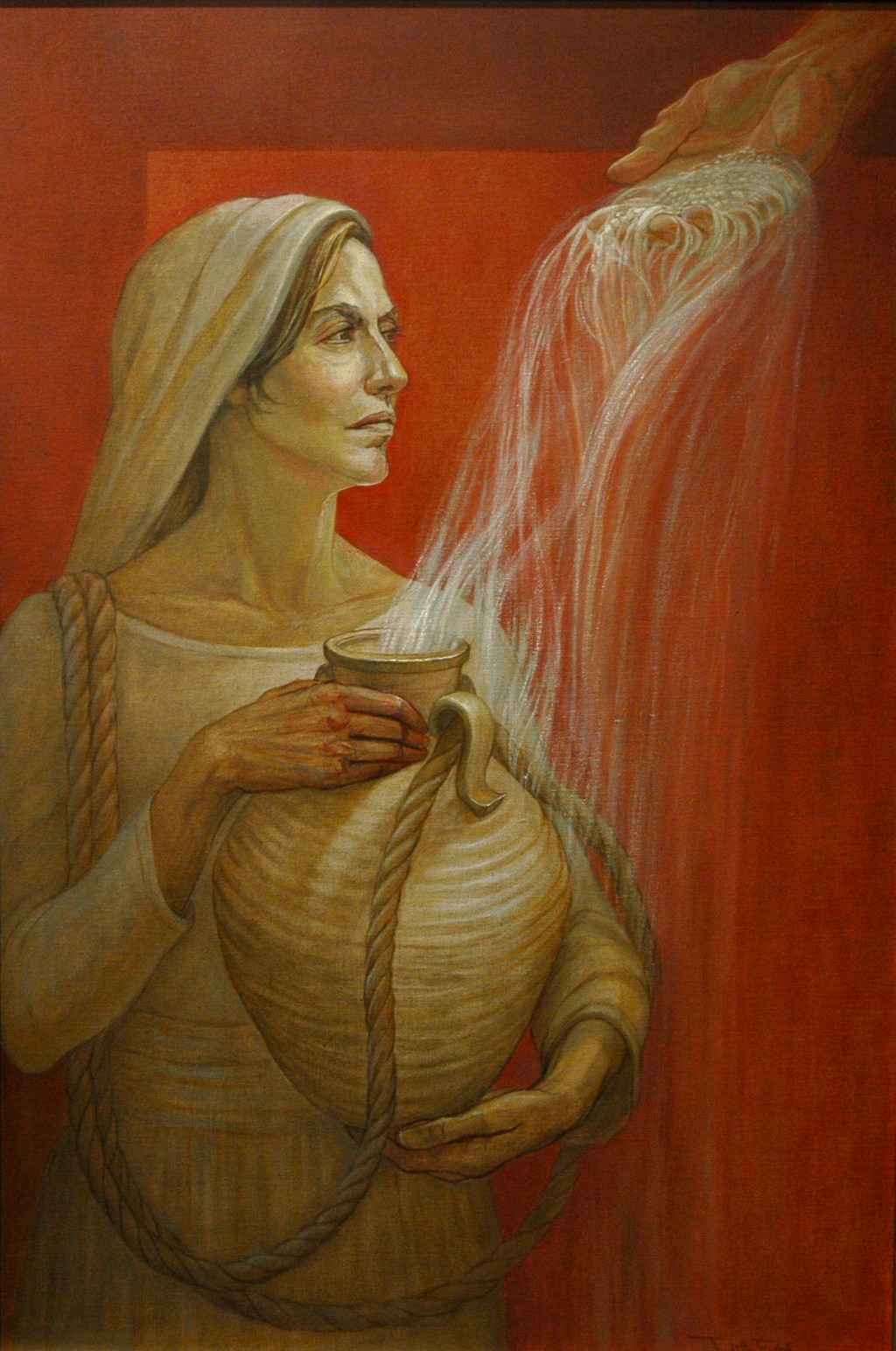 1024x1544 Judith Fritchman Artwork Living Water, The Woman - The Woman Painting