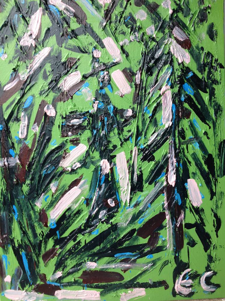 770x1027 Saatchi Art Wood Gatherer Painting By Euan Cameron - The Wood Gatherer Painting