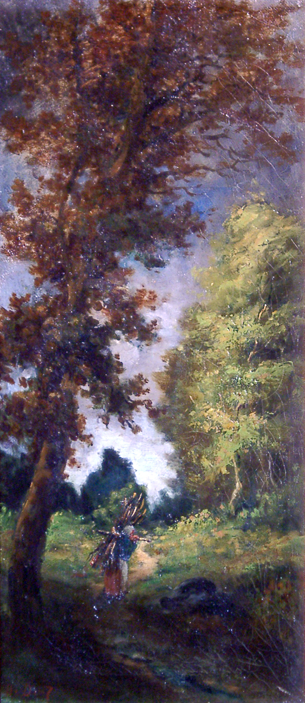 600x1380 The Wood Gatherer The New Art Gallery Walsall - The Wood Gatherer Painting