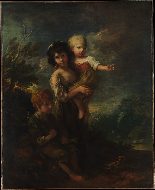 510x625 Thomas Gainsborough Cottage Children (The Wood Gatherers) The Met - The Wood Gatherer Painting