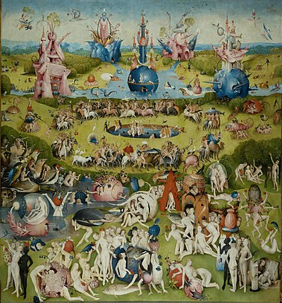 400x430 The Garden Of Earthly Delights - The World Before The Flood Painting
