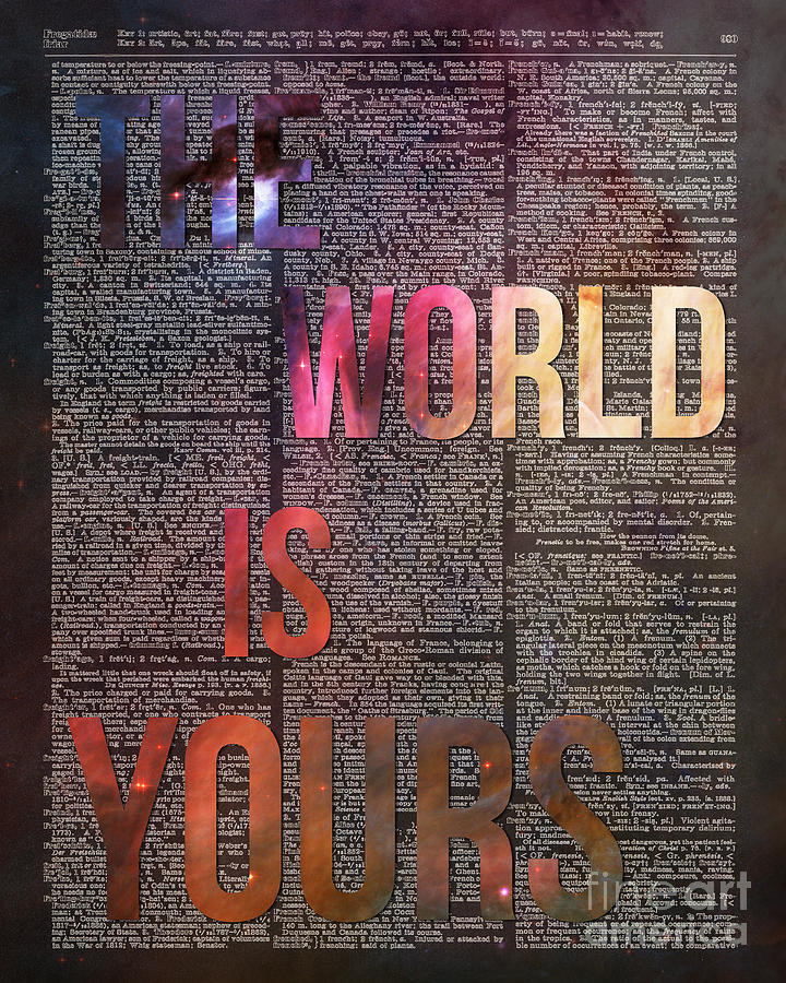 720x900 The World Is Yours Painting By Anna W - The World Is Yours Painting