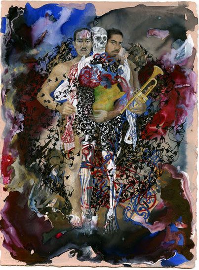 403x548 The World Is Yours, The World Is Mine' By Pakistani American - The World Is Yours Painting