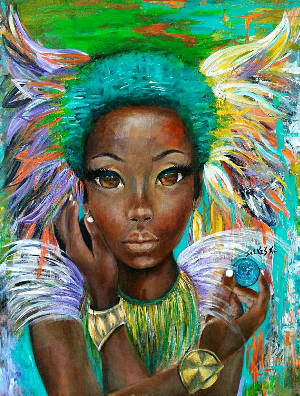 1000x1319 This World Is Yours I Love Her - The World Is Yours Painting