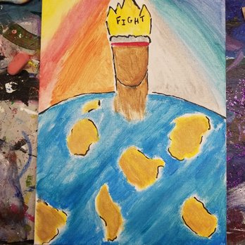 348x348 Artjamz Underground Studio - The World Is Yours Painting