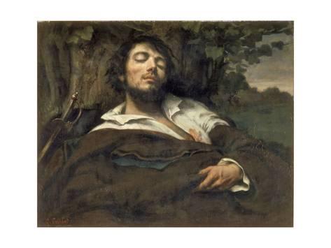 473x355 The Wounded Man (L'Homme Bless) Giclee Print By Gustave Courbet - The Wounded Man Painting