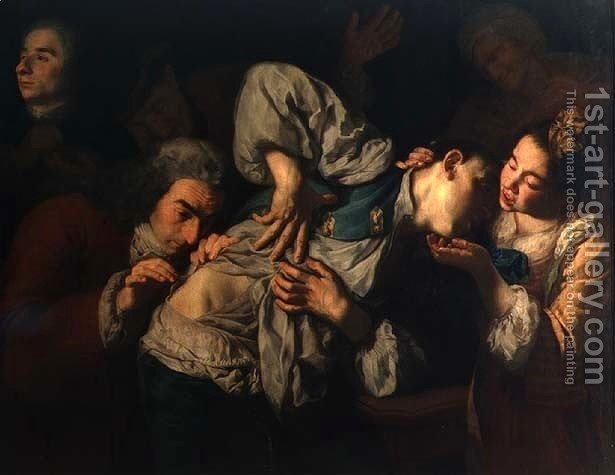 615x475 The Wounded Man Gaspare Traversi Reproduction 1st Art Gallery - The Wounded Man Painting