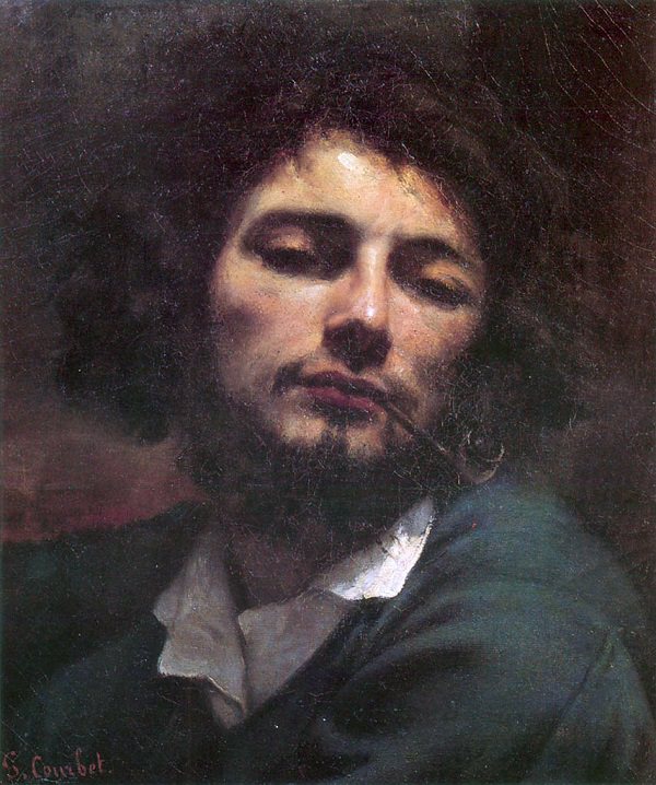 600x718 Man With A Pipe, 1848 - The Wounded Man Painting