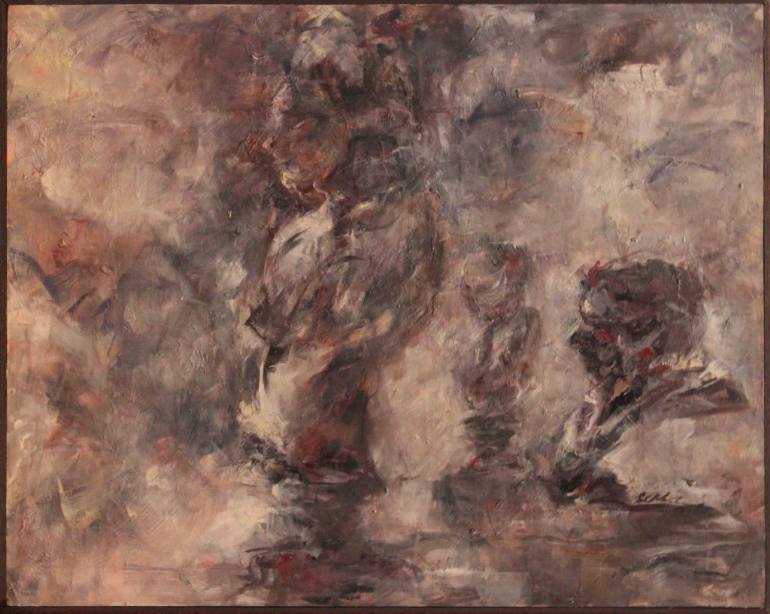 770x614 Saatchi Art Marble Theatre Painting By Sarah Morton - Theatre Painting