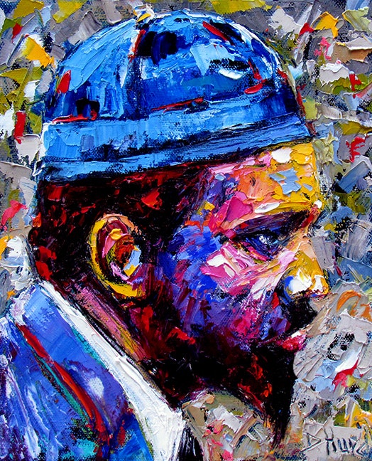 524x648 Thelonious Monk Jazz Piano Art Music Painting By Debra Hurd By - Thelonious Monk Painting