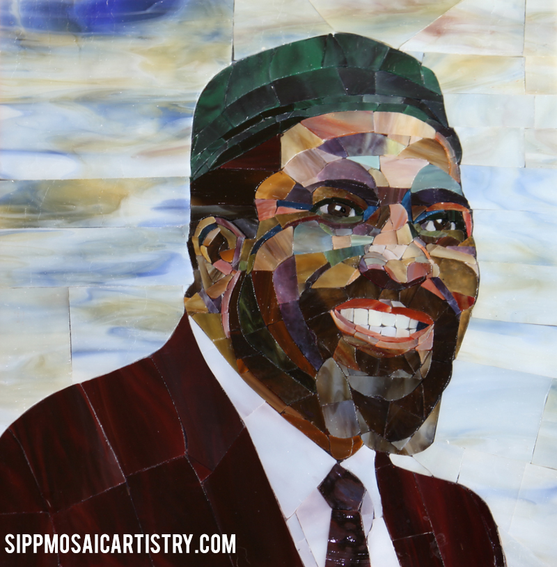 800x815 Thelonious Monk Gregory Sipp Mosaic Artistry - Thelonious Monk Painting