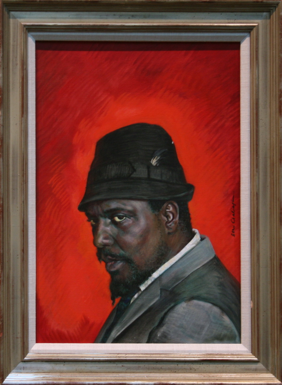 938x1280 Portrait Of Thelonious Monk By Boris Chaliapin, 1964 - Thelonious Monk Painting