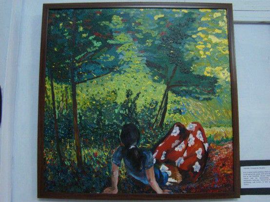 554x415 Thematic Painting Mixed Media Oil And Thick Acrylics On Canvas I - Thematic Painting