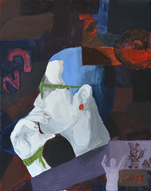 600x758 Thematic Self Portrait On Behance - Thematic Painting