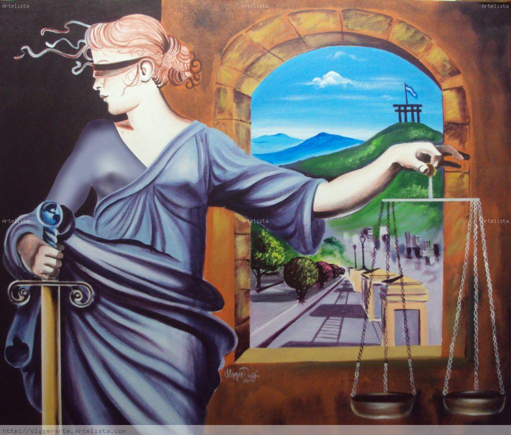 1024x872 Olgger Dubon - Themis Painting