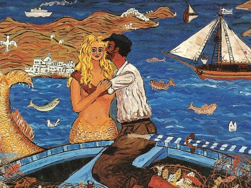 500x375 Greek Islands Travel - Themis Painting