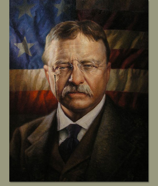 510x600 Theodore Roosevelt By Michael J Deas - Theodore Roosevelt Painting
