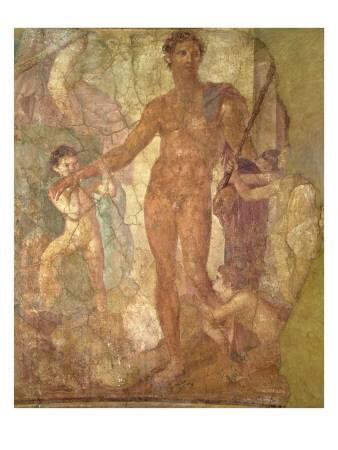 338x450 Theseus And The Minotaur, Pompeii Giclee Print By The New - Theseus And The Minotaur Painting