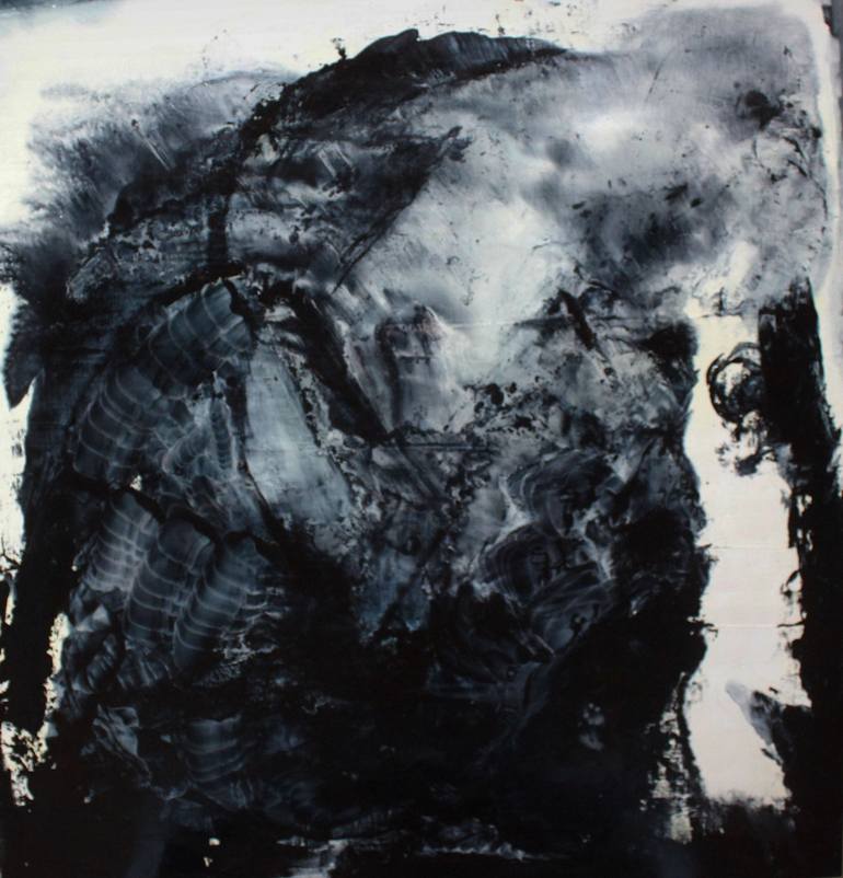 770x802 Saatchi Art The Thinker Painting By Michelle Caldwell - Thinker Painting