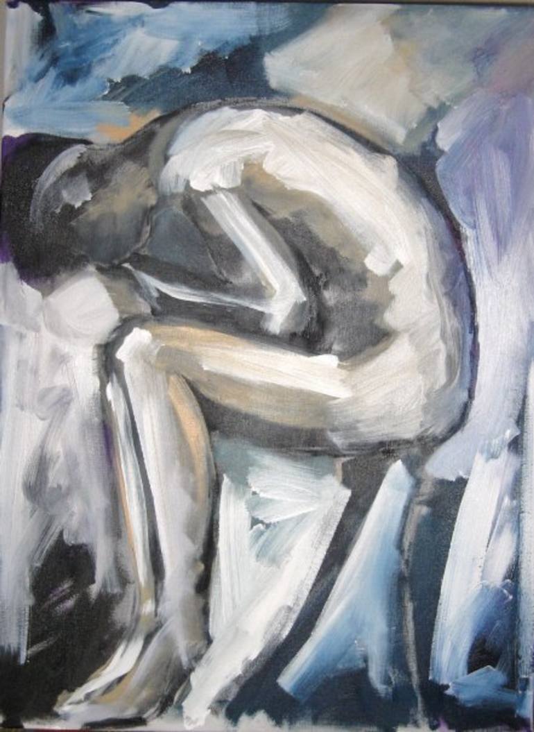 770x1055 Saatchi Art Thinker Painting By Mariana Homem De Mello - Thinker Painting