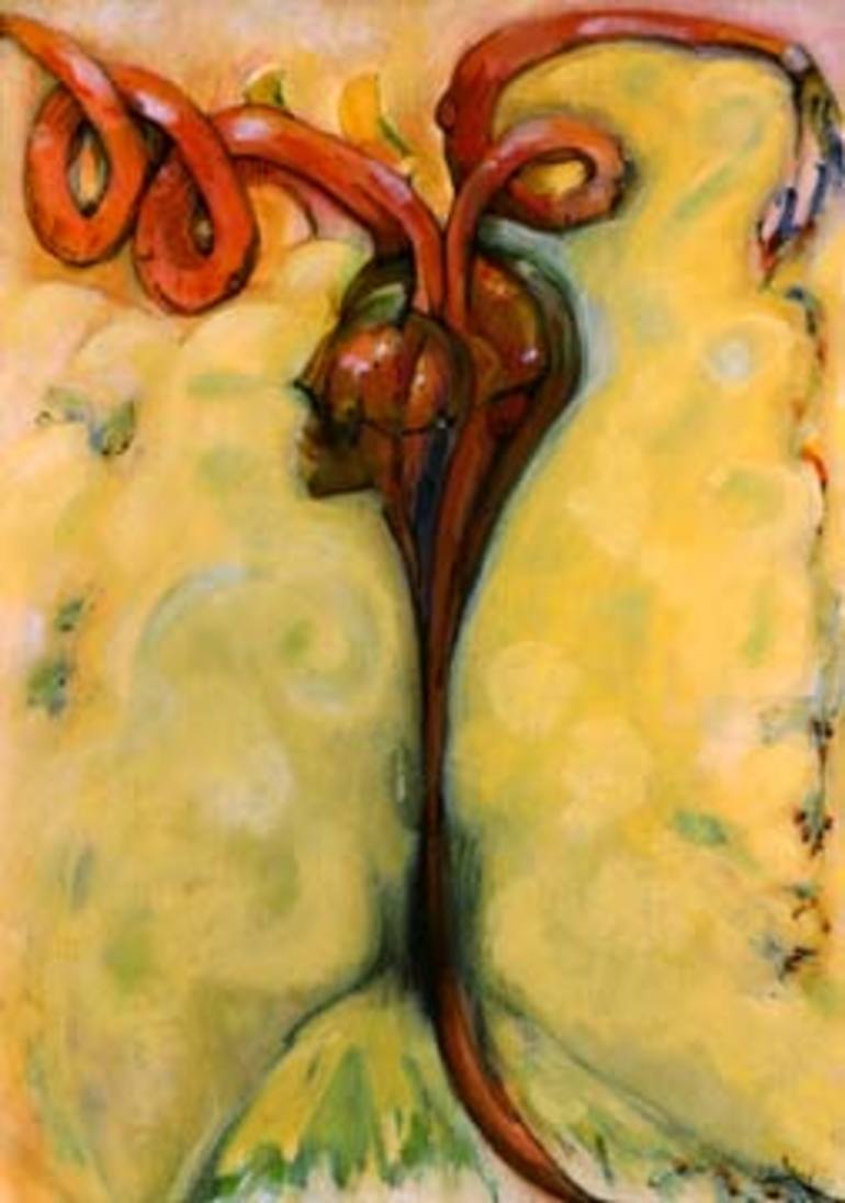 770x1096 Saatchi Art Thinking Painting By David Goveia - Thinking Painting