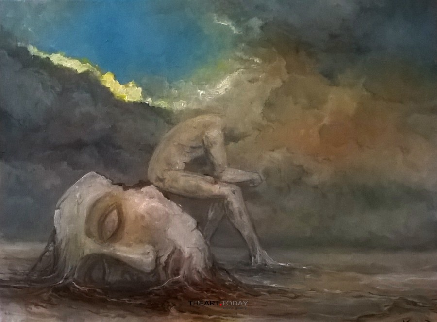 900x663 Thinking - Thinking Painting