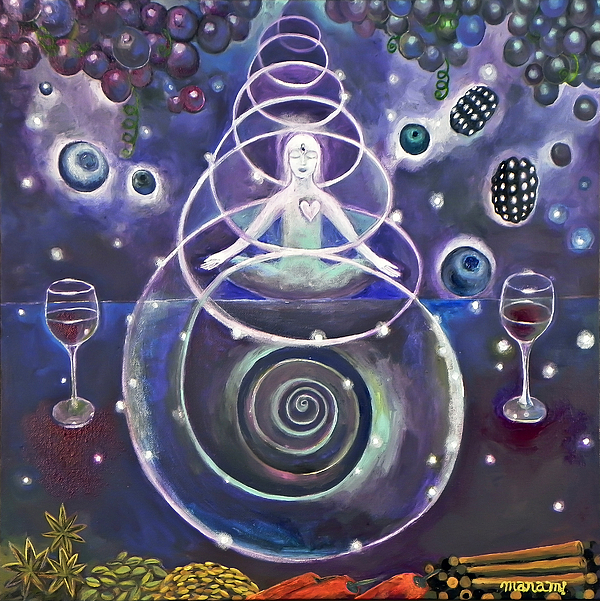 600x601 Third Eye Painting By Manami Lingerfelt - Third Eye Painting