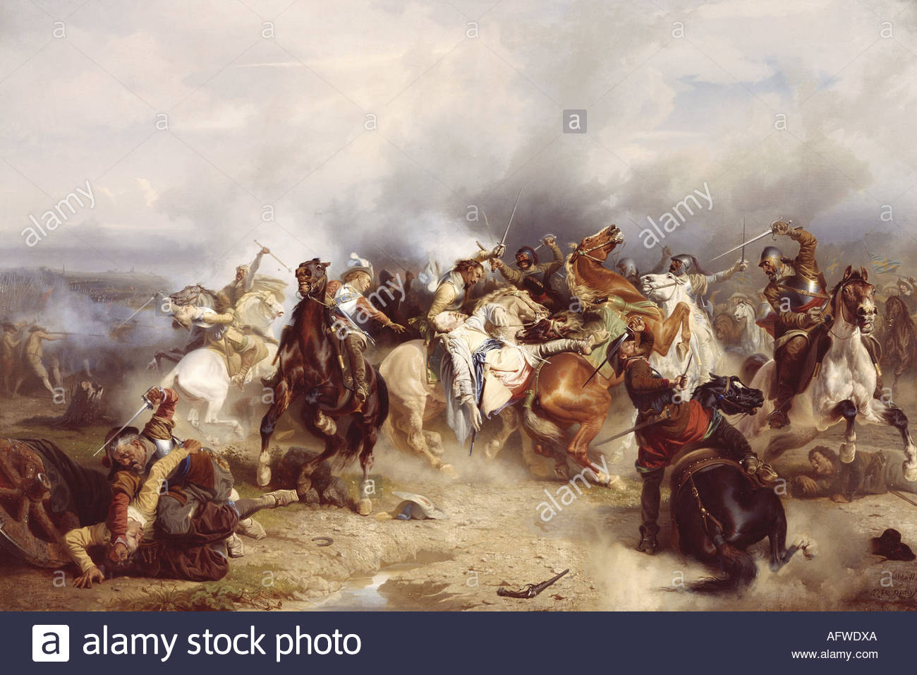 1300x956 Events, Thirty Years War 1618 - Thirty Years War Painting