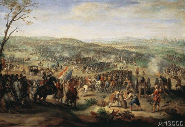 640x442 Peeter Snayers - Thirty Years War Painting