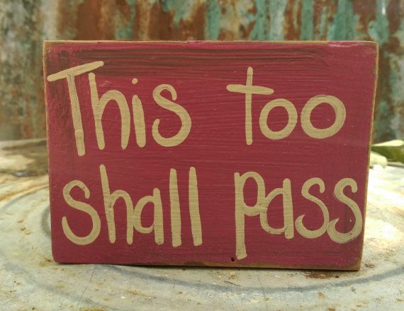 570x440 This Too Shall Pass Painted Block By The Country Shed On Etsy Lt3 - This Too Shall Pass Painting