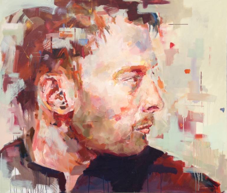 770x655 Saatchi Art Thom Yorke Painting By Jeremy Bridle - Thom Yorke Painting