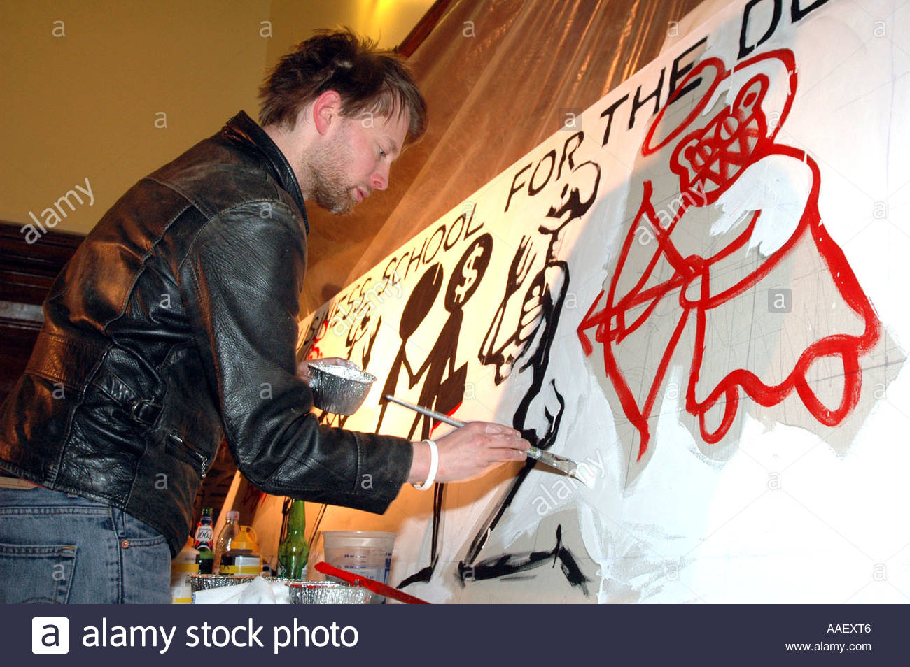 1300x954 Thom Yorke, Of Radiohead, Painting - Thom Yorke Painting